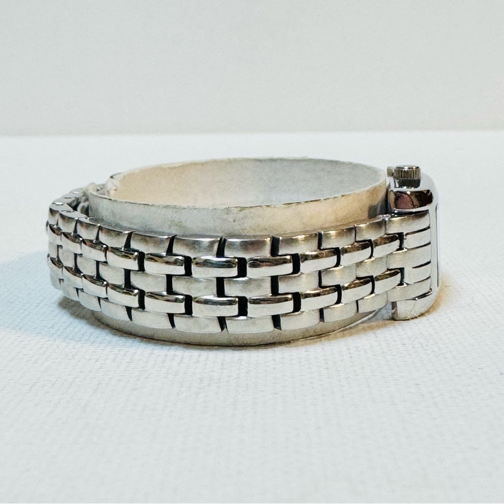 Vintage Kenneth Tank Women's Silver Watch Stainless 6.25" MAX Bracelet KC4440 - Picture 8 of 13